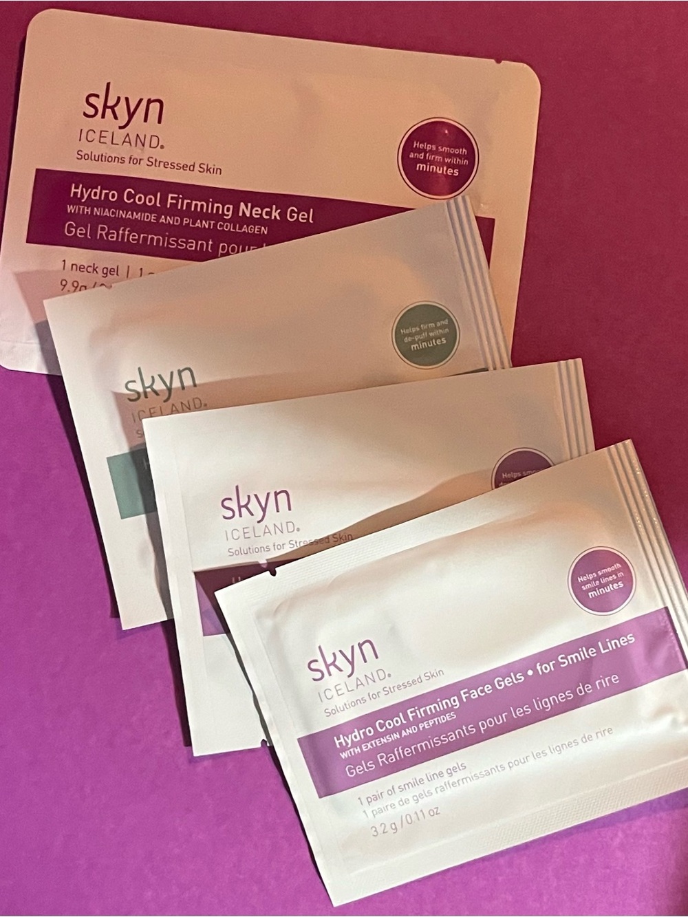 SKYN ICELAND - Hydro Cool Firming Face & Neck Gels